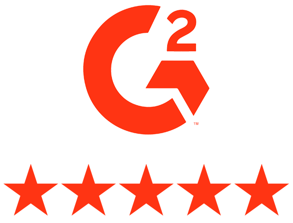 5 star rating on G2